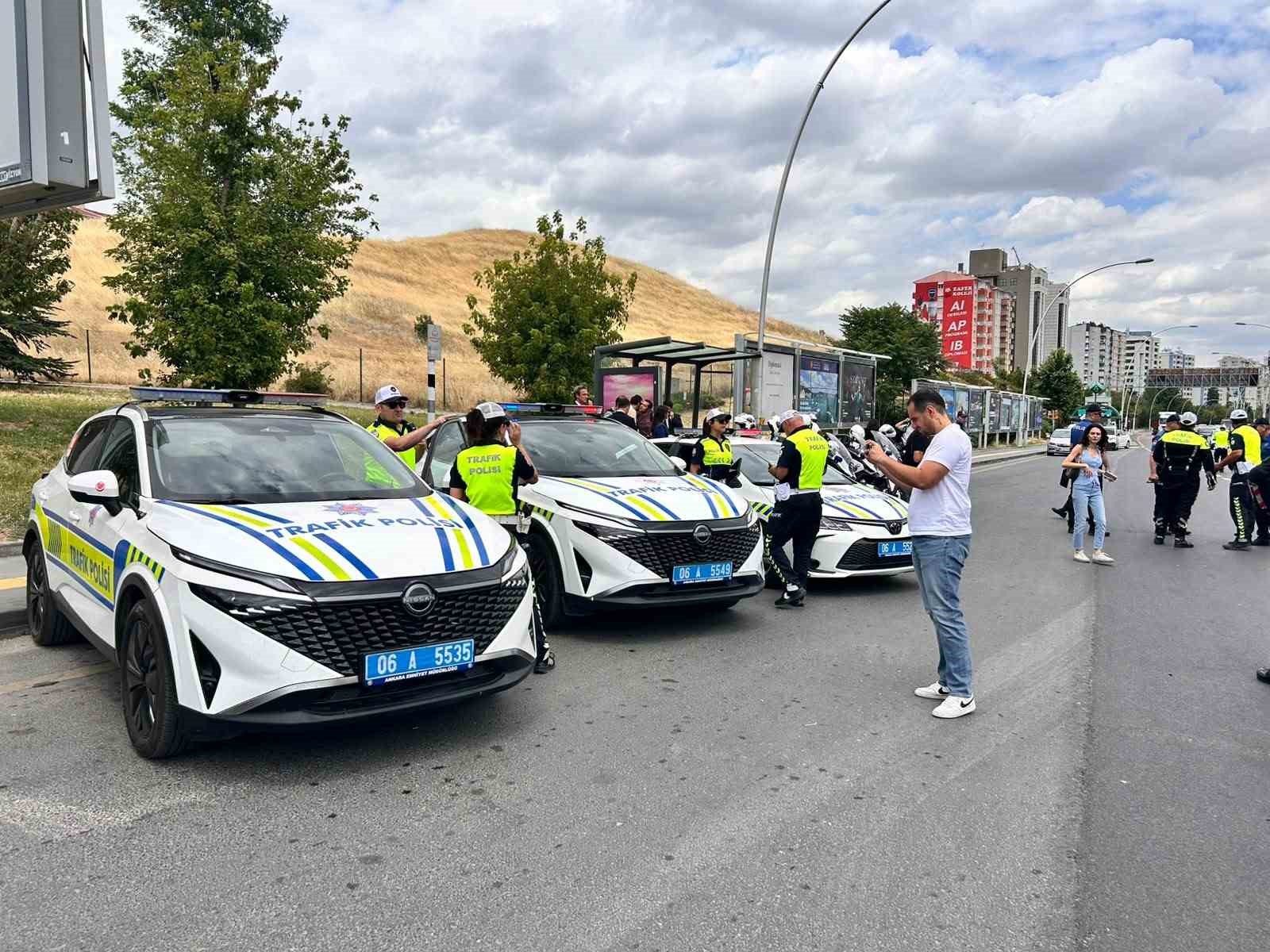 Ankara’da NATO Zirvesi kapsamında asayiş ve trafik denetimi gerçekleştirildi