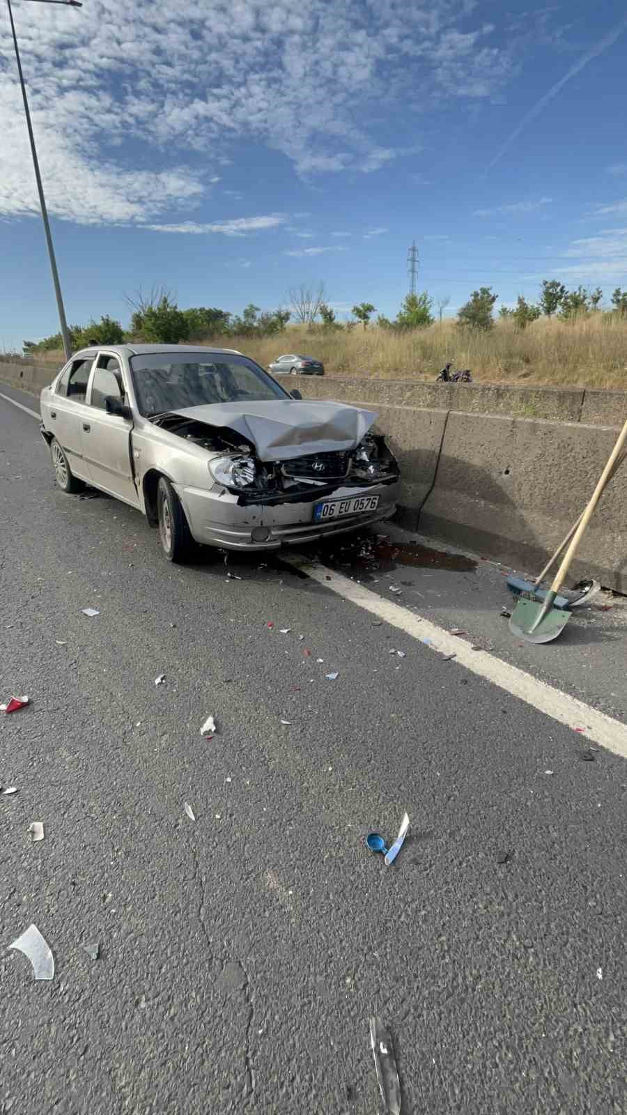 Tekirdağ’da 500 metre arayla iki zincirleme kaza