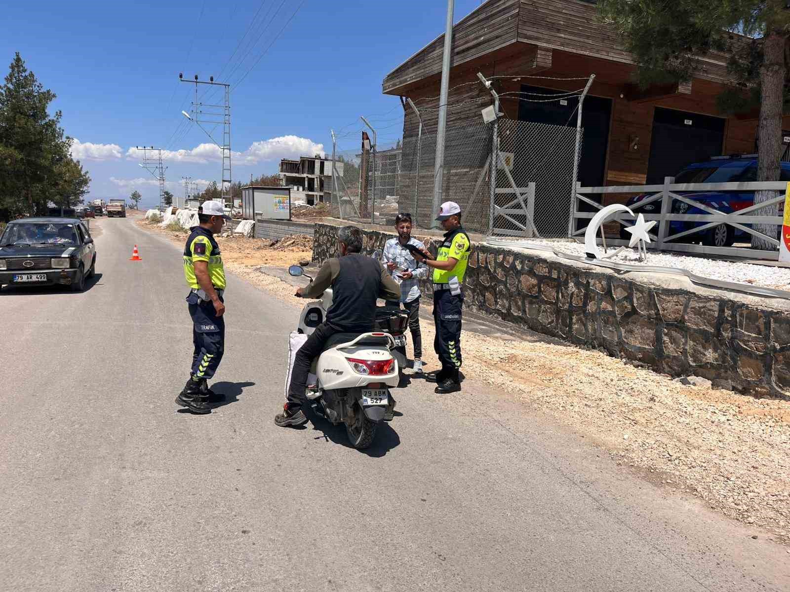 Kilis’te motosiklet sürücülerine özel denetim