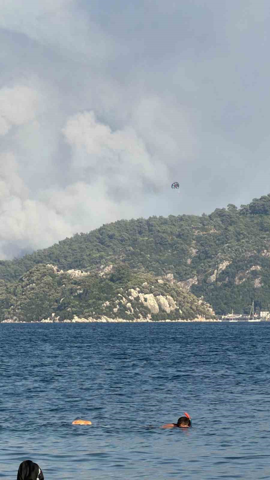 Marmaris’te orman yangını
