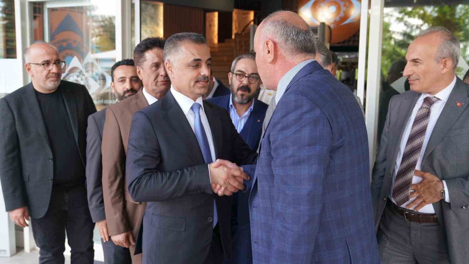 Duhok Ticaret ve Sanayi Odası ile IKBY heyetinden ETSO’ya ziyaret
