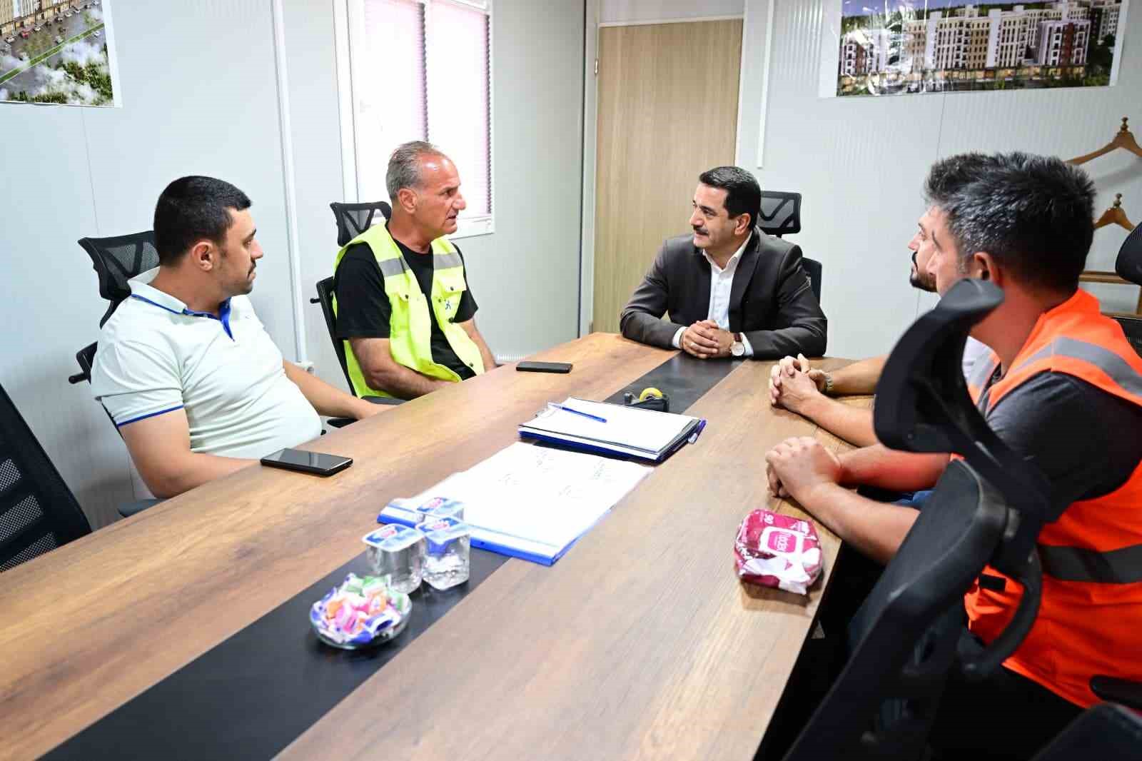 Başkan Taşkın, Battalgazi’deki rezerv alan incelemelerine devam ediyor