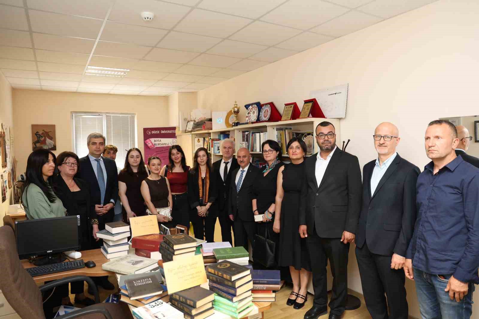Düzce Üniversitesi ile Gürcistan arasında akademik iş birliği görüşüldü