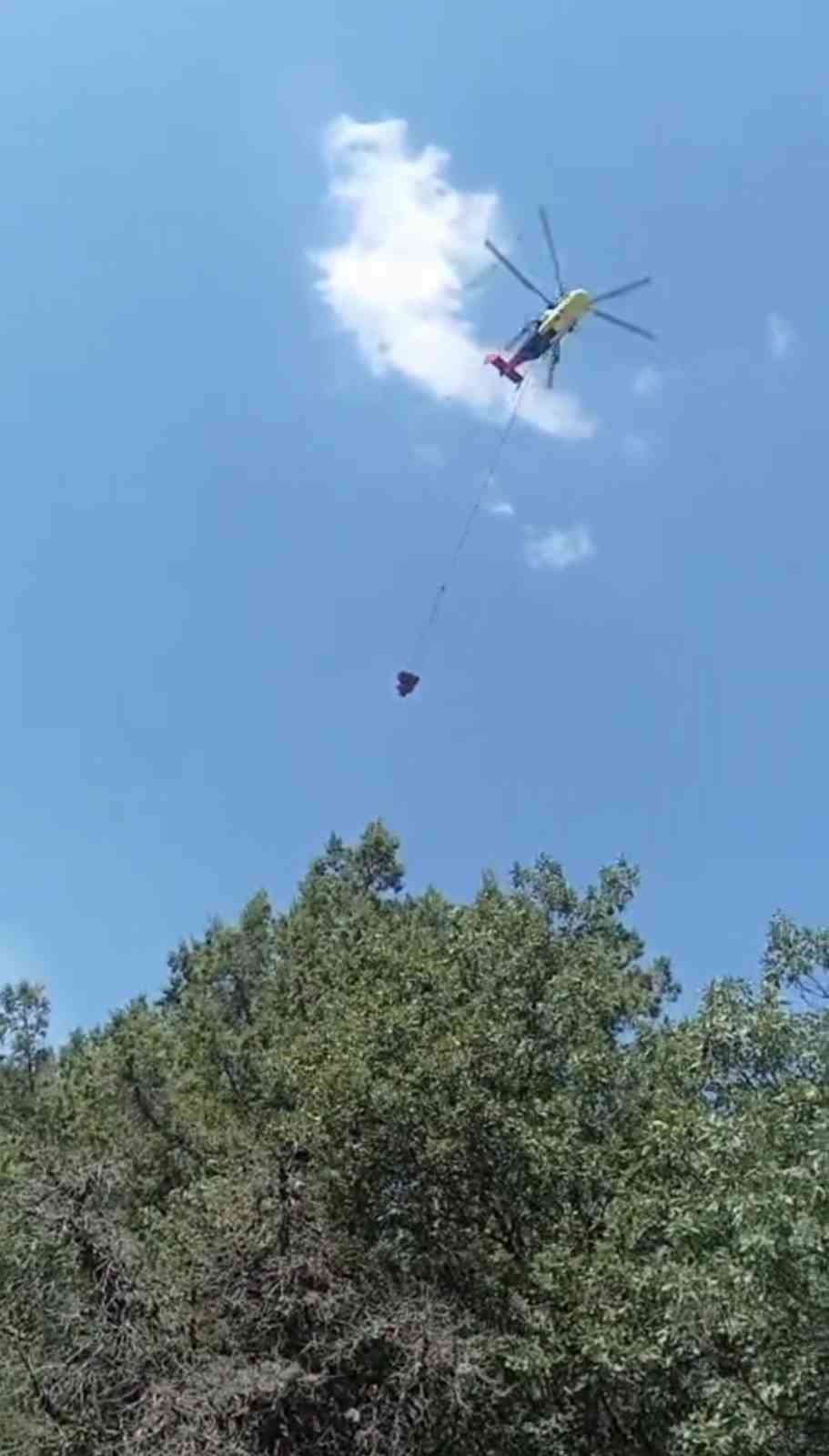 Kütahya’da orman yangını: Ekipler havadan ve karadan müdahale ediyor