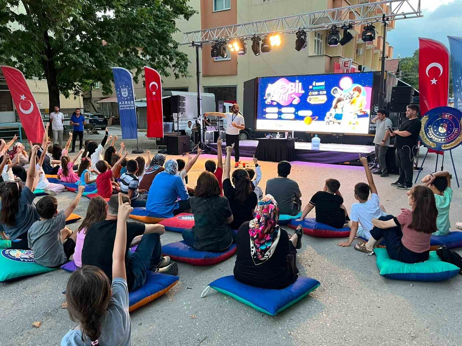 Orhaneli&rsquo;de MobilFest ile bilim dolu gece