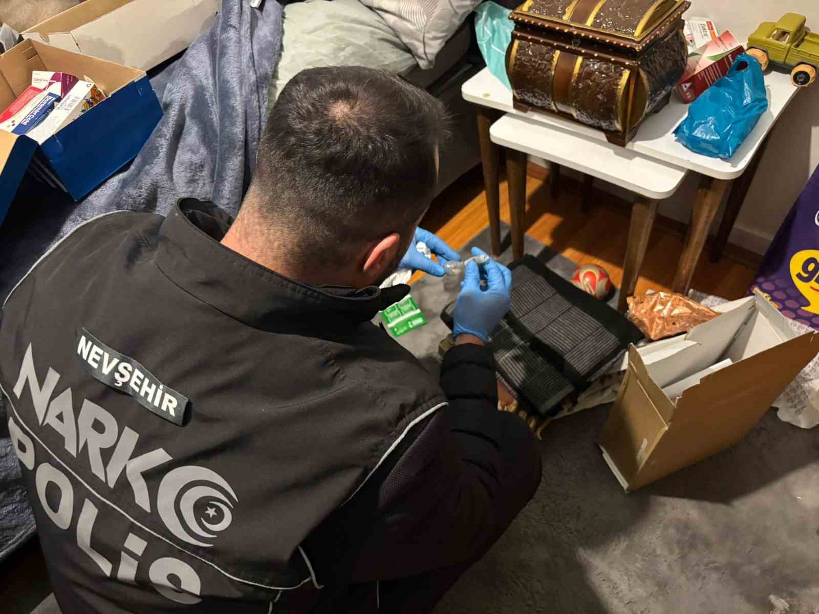 Nevşehir’de uyuşturucu operasyonu: 8 gözaltı