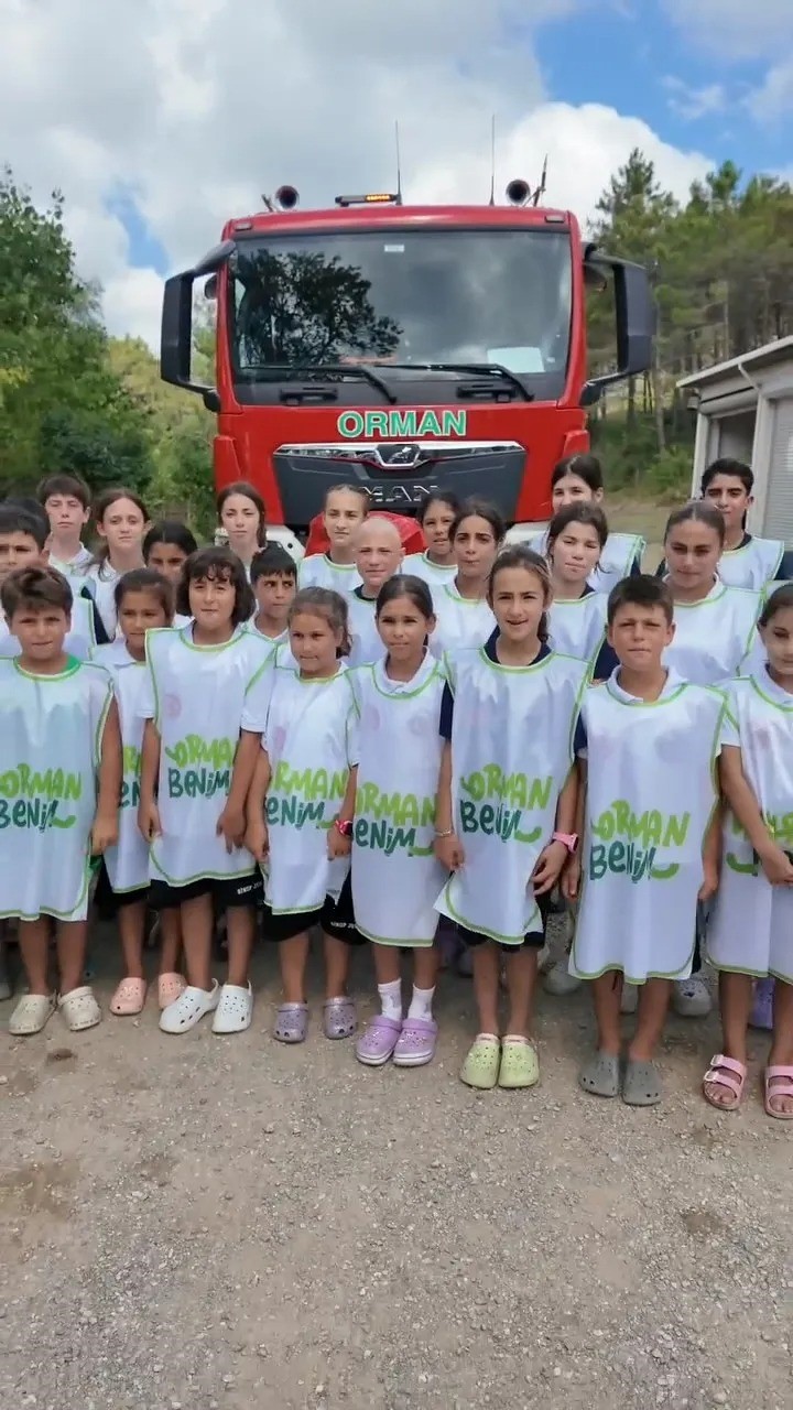 Sinop’ta minik sporculara orman sevgisi aşılandı