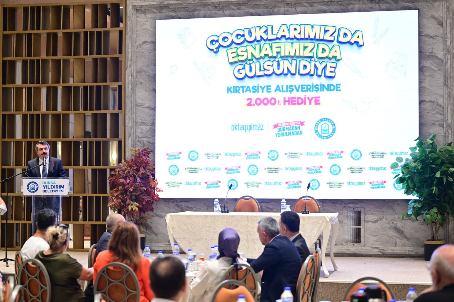 Yıldırım’da 6 bin öğrenciye kırtasiye desteği