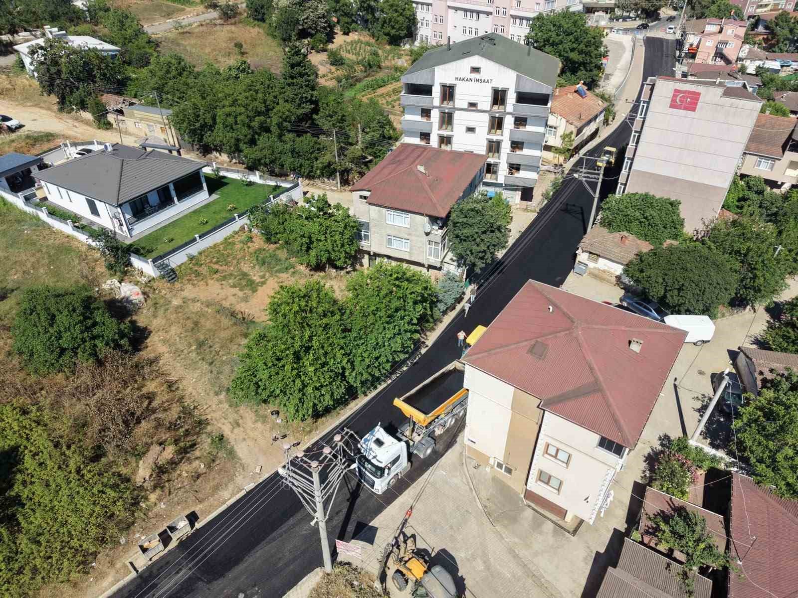 Pelitli Mahallesi Atatürk Caddesi asfaltlandı