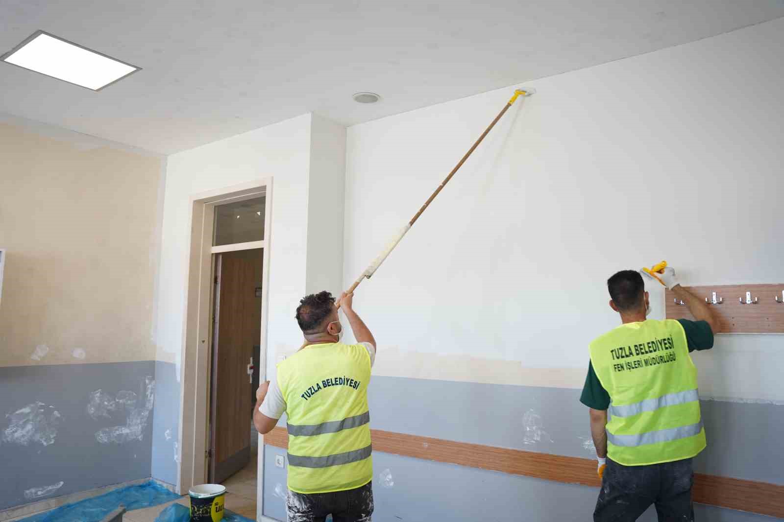 Tuzla&rsquo;da okullar yeni eğitim-&ouml;ğretim d&ouml;nemine hazırlanıyor