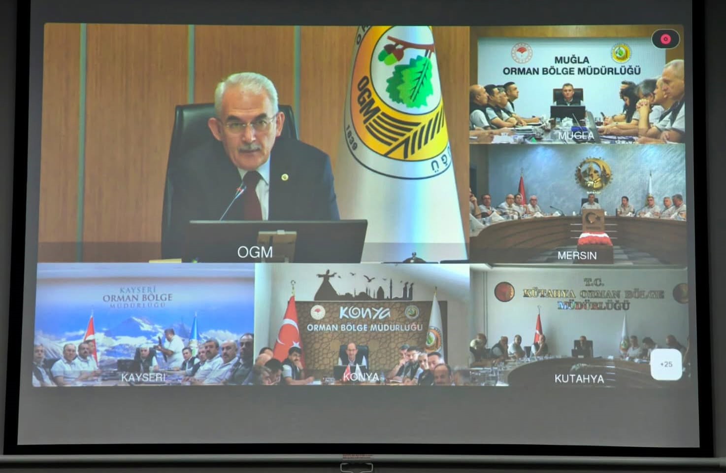 Muğla Orman Bölge Müdürü Ülküdür, OGM Ağustos Ayı Değerlendirme Toplantısı’na katıldı