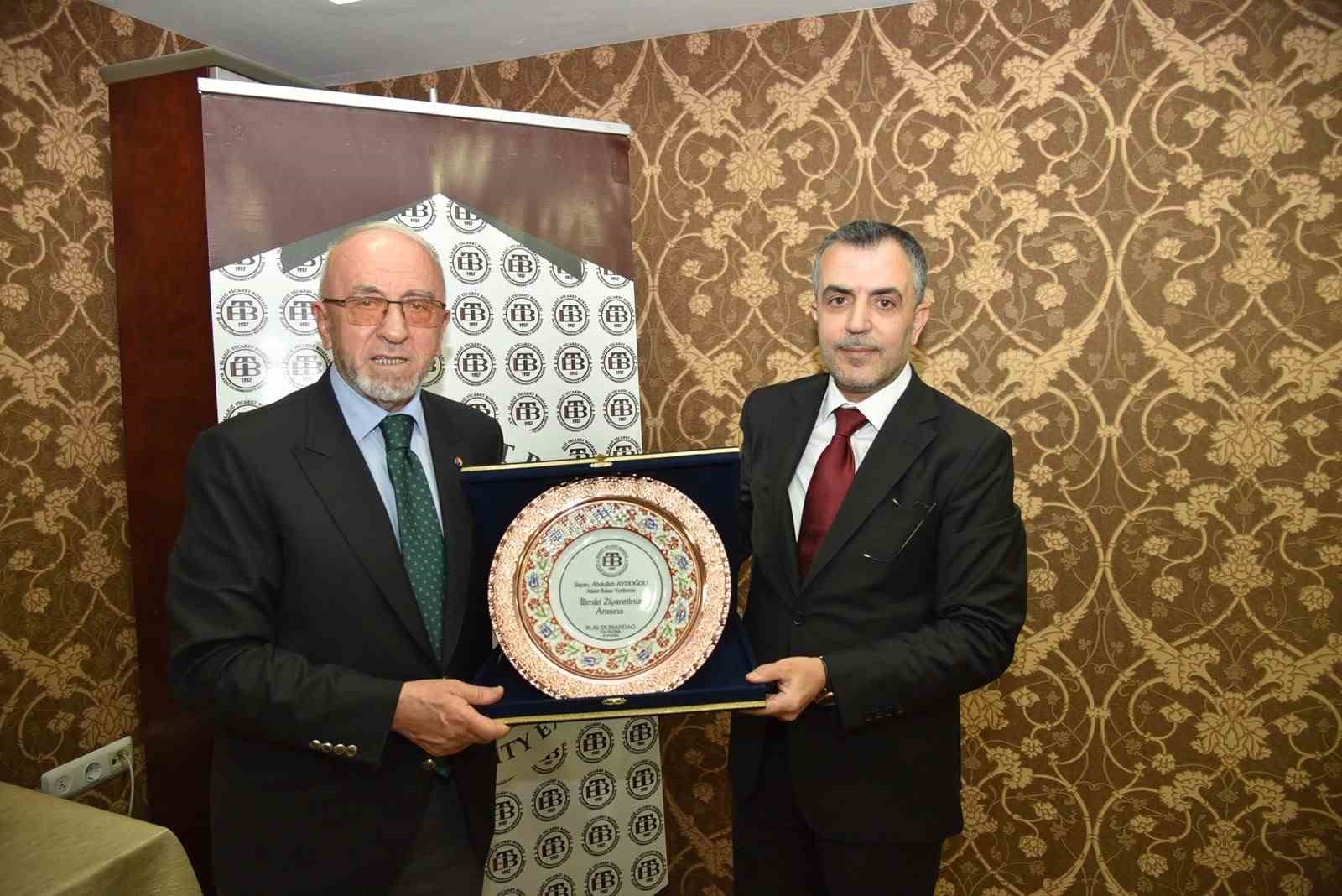 Başkan Dumandağ, Bakan Yardımcısı Aydoğdu ve il protokol&uuml;n&uuml; ağırladı