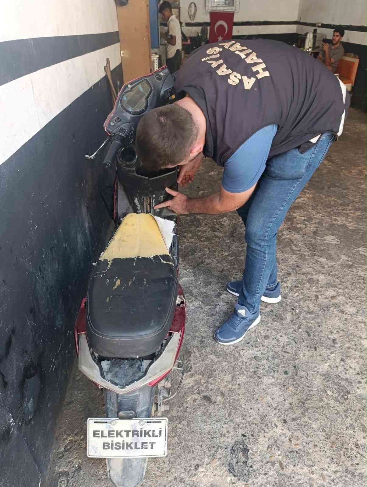 Antakya’da motosiklet tamircileri ve yedek parça satıcılarına denetim