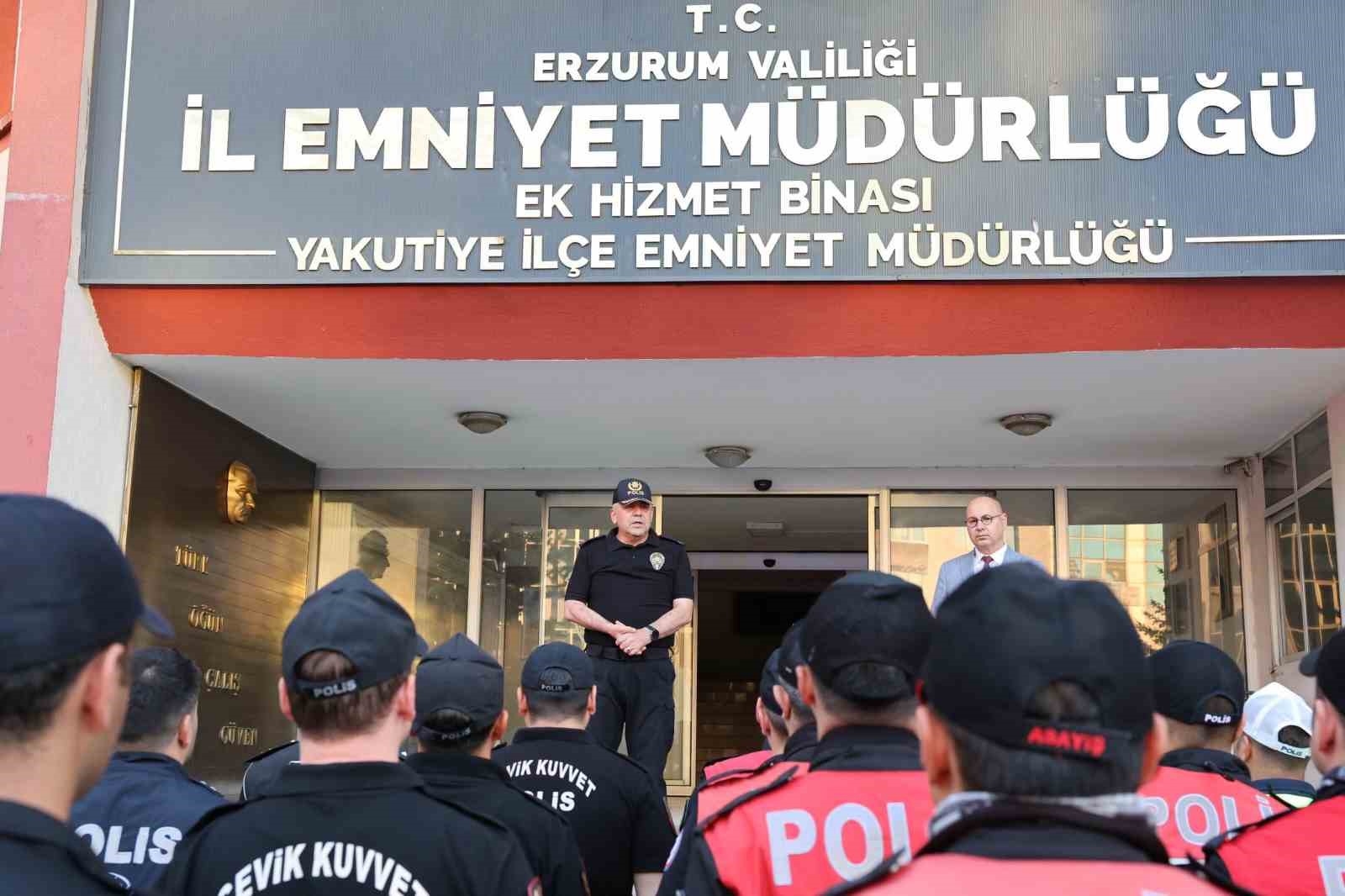 İşte Erzurum Emniyetinin Temmuz ayı karnesi