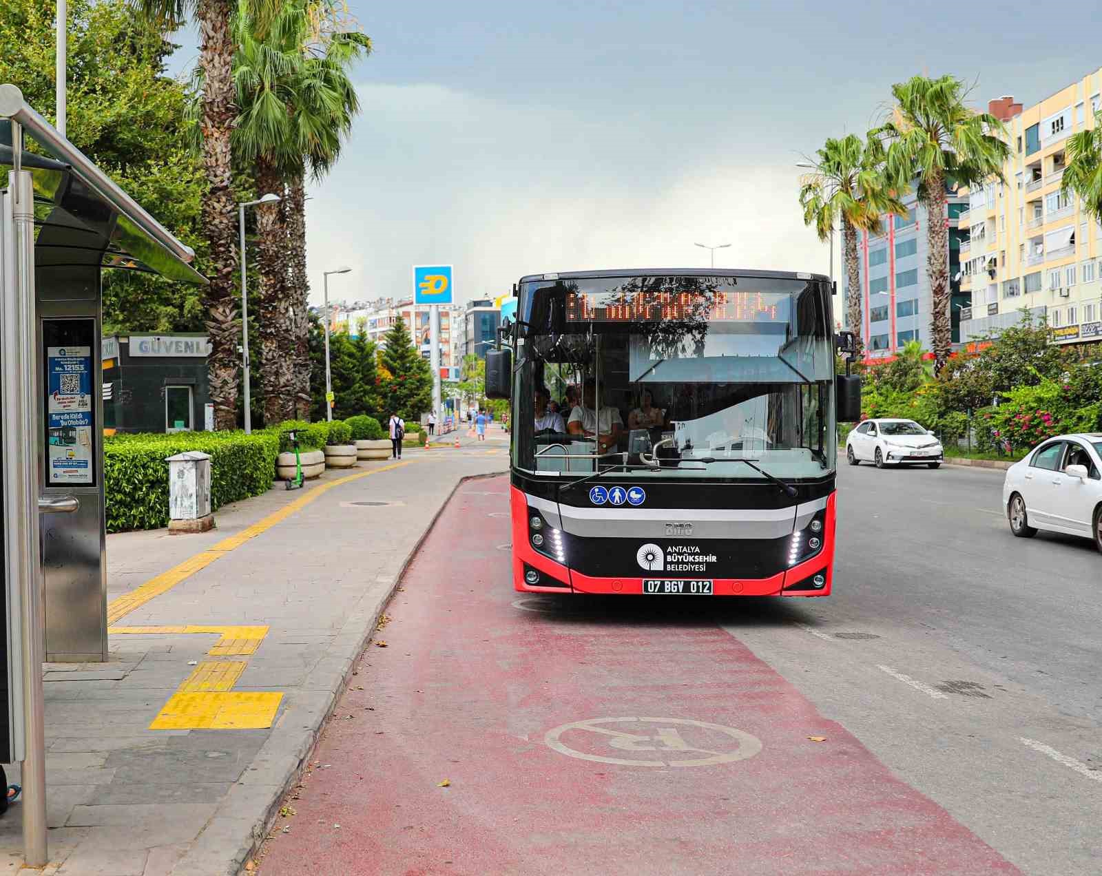 Antalya’da 15 Temmuz’da ulaşım ücretsiz