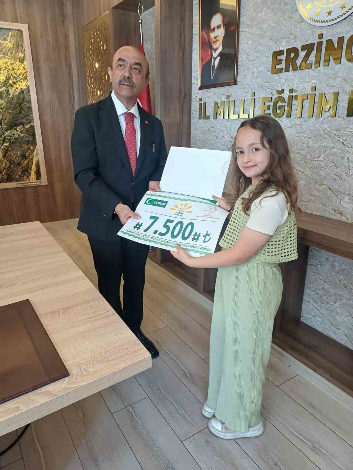 Sağlıklı Nesil Sağlıklı Gelecek Yarışması’nda dereceye giren öğrenciler ödüllendirildi
