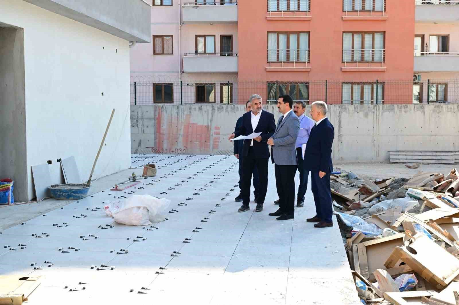 Başkan Taşkın, aşevindeki çalışmaları inceledi
