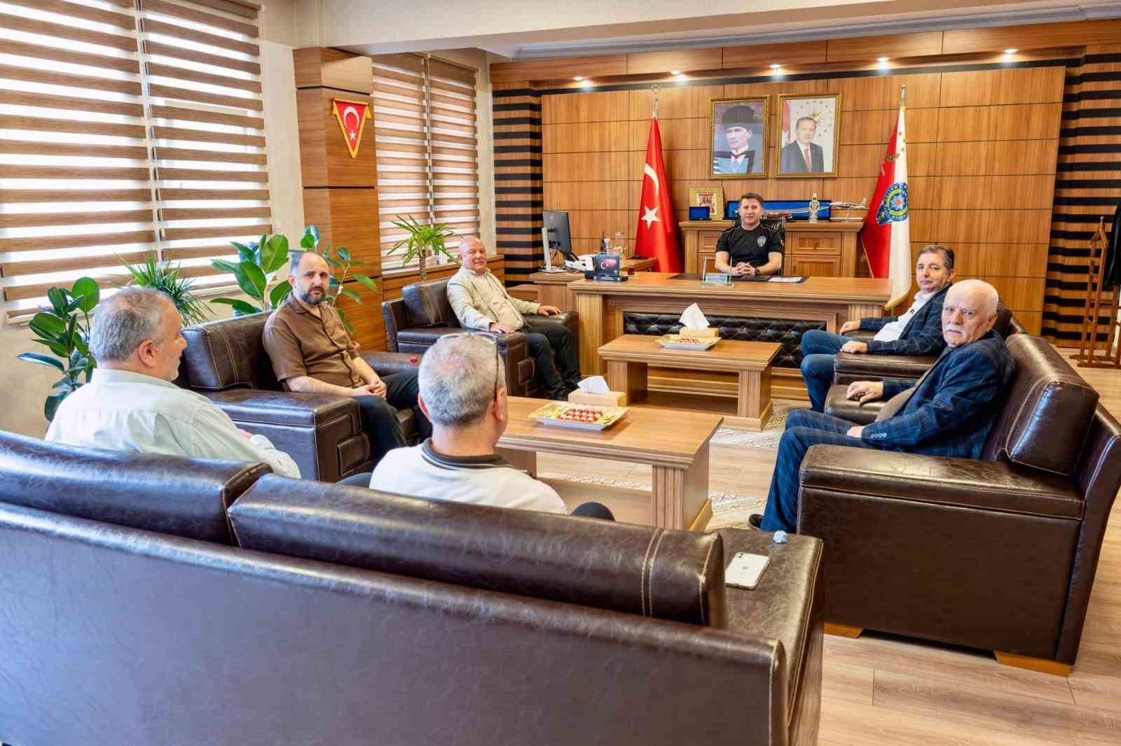 ASKF Başkanı Tosun’dan Emniyet Müdürü Çağlar’a anlamlı buluşma