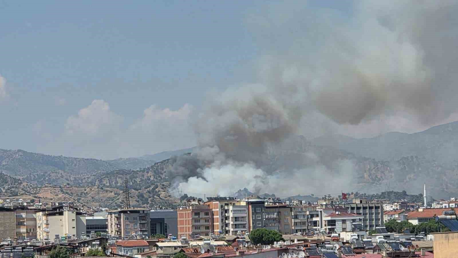 Nazilli&rsquo;de zirai alan yangını