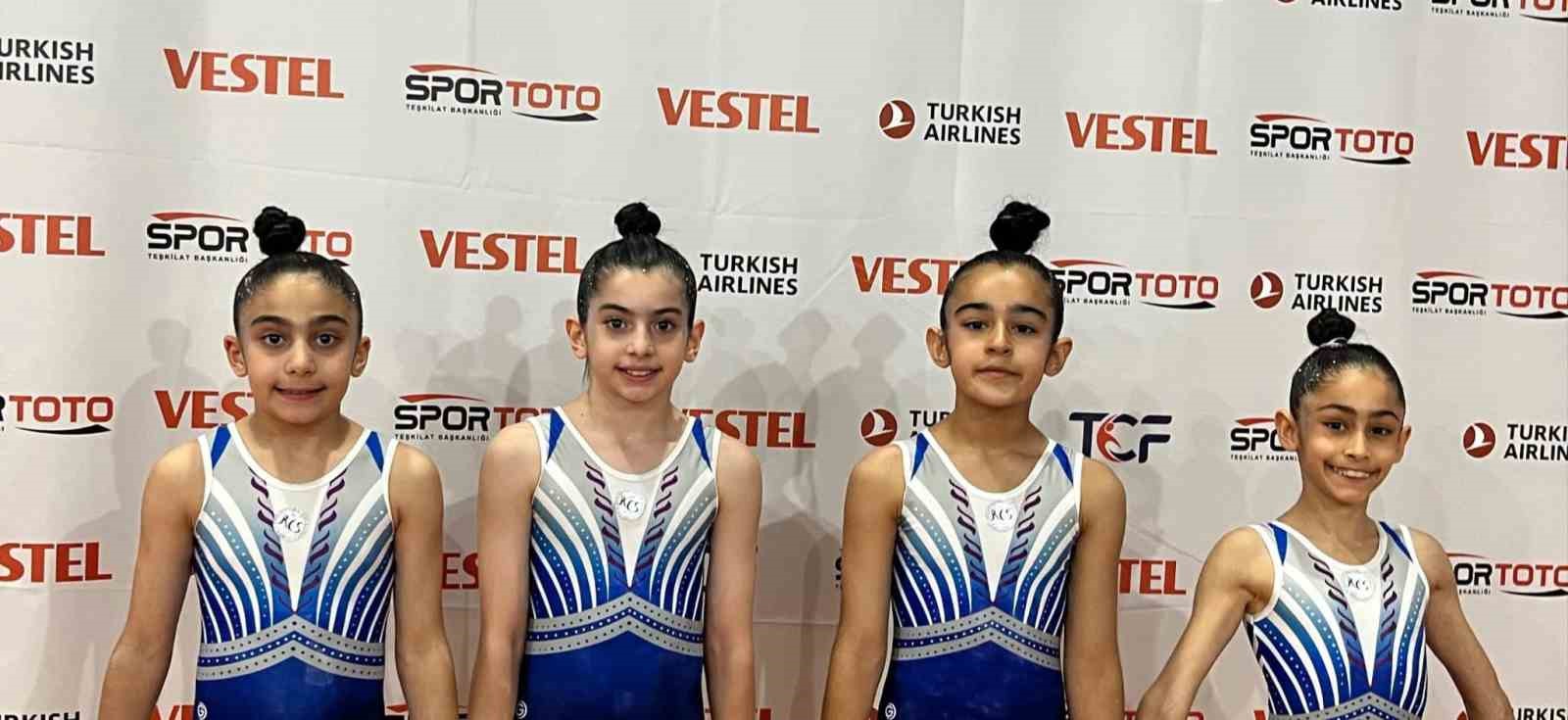 Kayserili cimnastikçi kızlar SEM barajını geçti