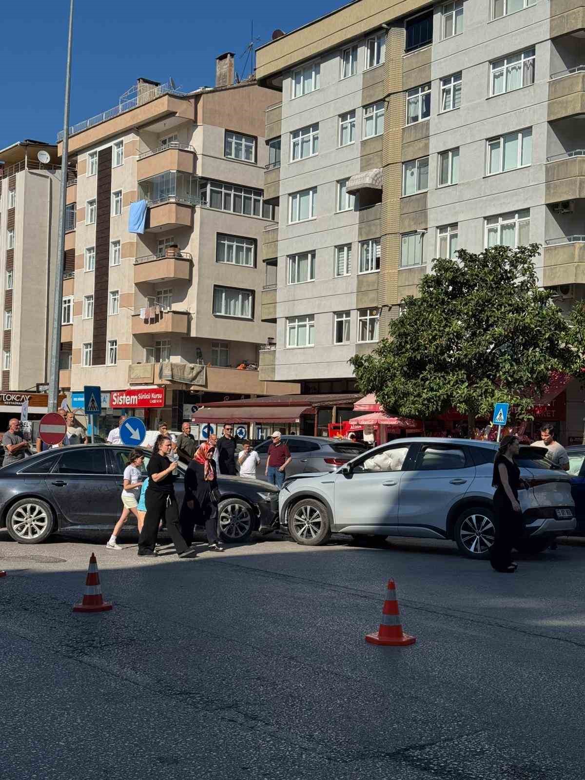 Samsun&rsquo;da zincirleme kaza