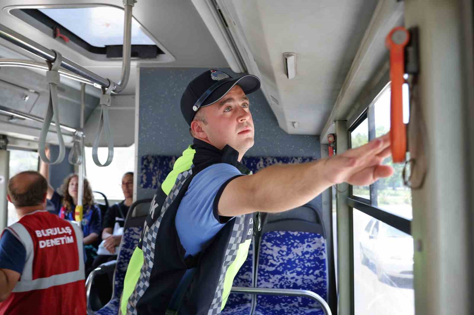 Bursa’da toplu taşıma araçlarında klima denetimi