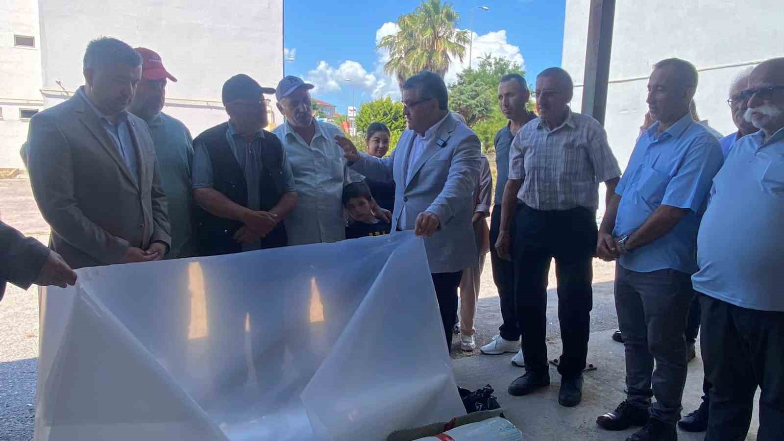 Sinop’ta 83 çiftçiye yüzde 50 hibeli sera örtüsü desteği