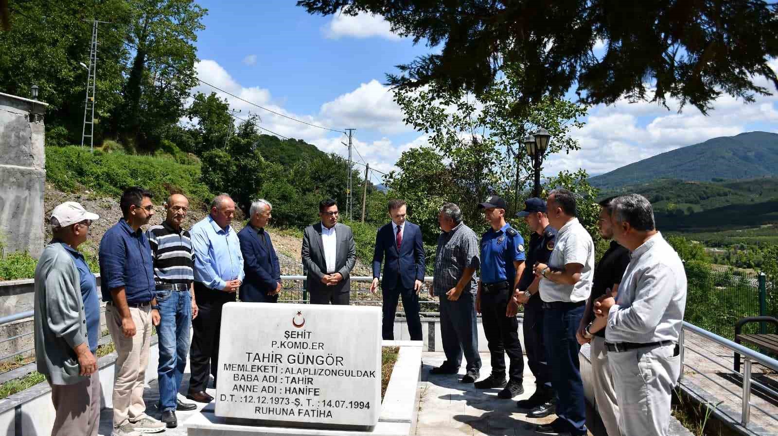 Şehit Tahir G&uuml;ng&ouml;r, Şahadetinin 32. Yılında Dualarla Anıldı