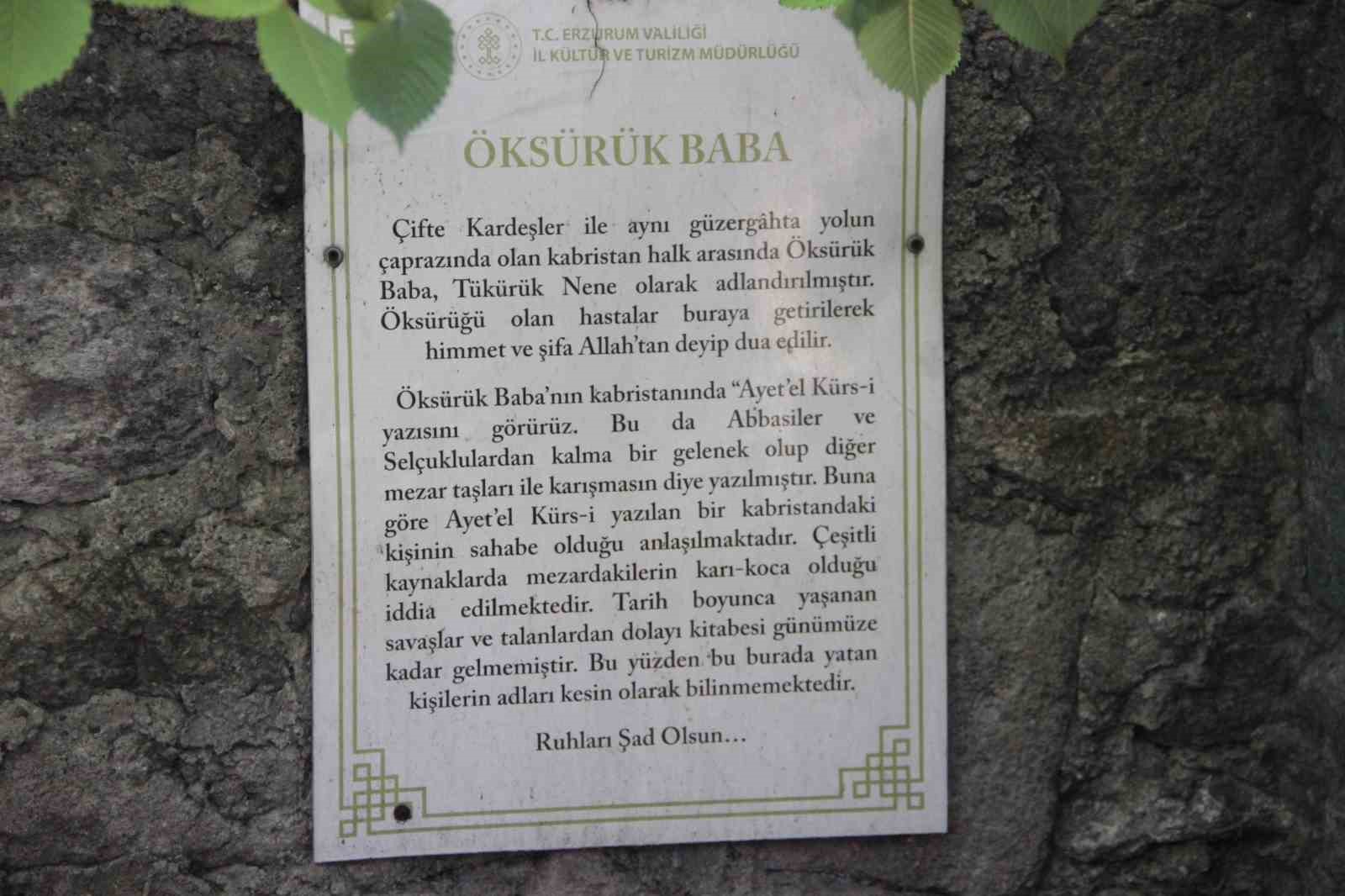 Halk arasında "Öksürük Baba" olarak biliniyor: Öksürüğü olan buraya koşuyor