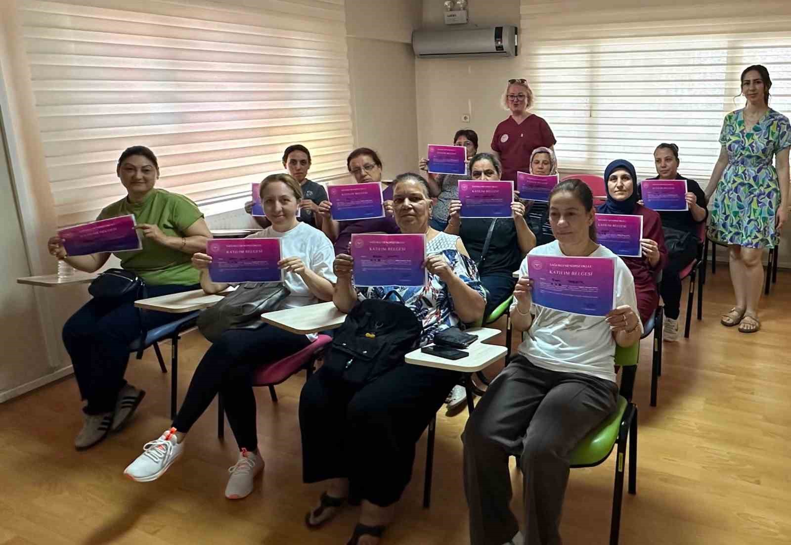 Kadınlara ’Sağlıklı Menopoz’ eğitimi verildi