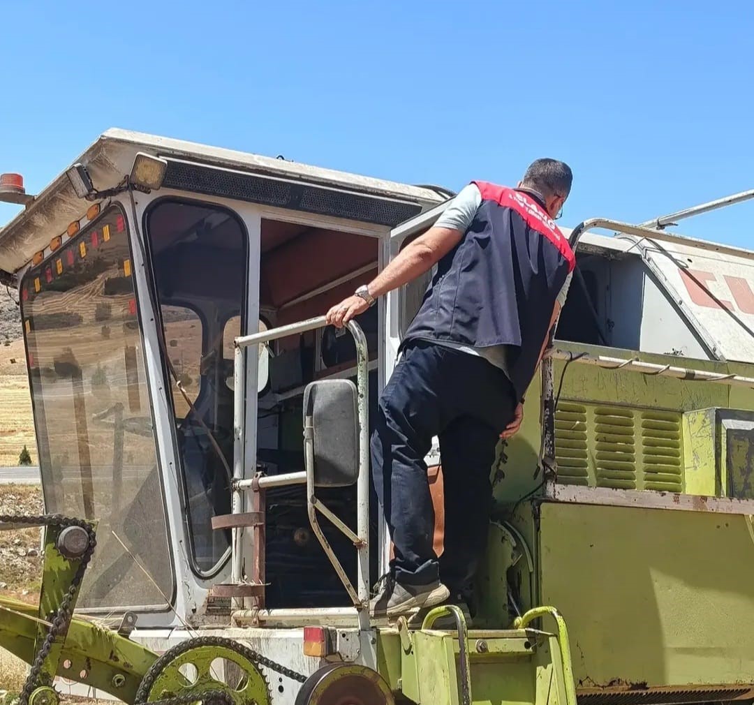 Elazığ’da biçerdöverler denetlendi