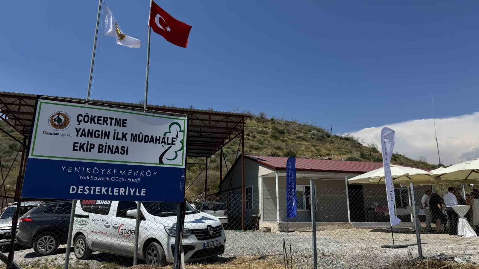 &Ccedil;&ouml;kertme&rsquo;de Yangın İlk M&uuml;dahale Ekip Binası hizmete a&ccedil;ıldı