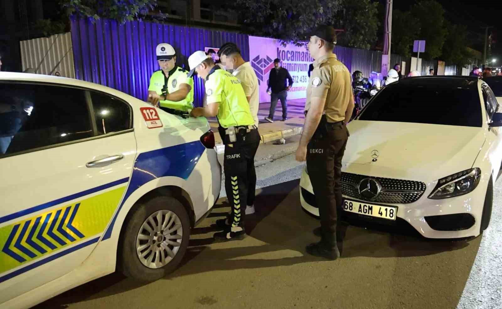 Aksaray’da ehliyetsiz sürücüye 202 bin lira ceza