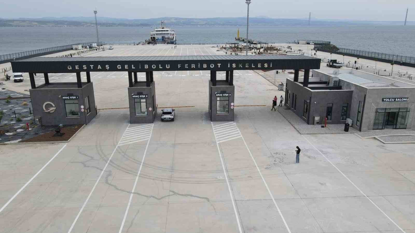 Gelibolu&rsquo;da yeni feribot iskelesi hizmete a&ccedil;ılıyor