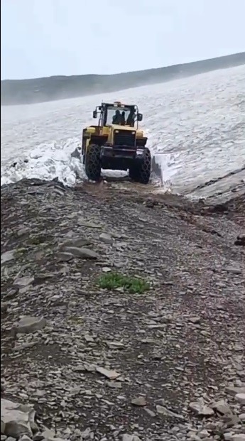 Kars’ta temmuz ortasında 3 metre kar