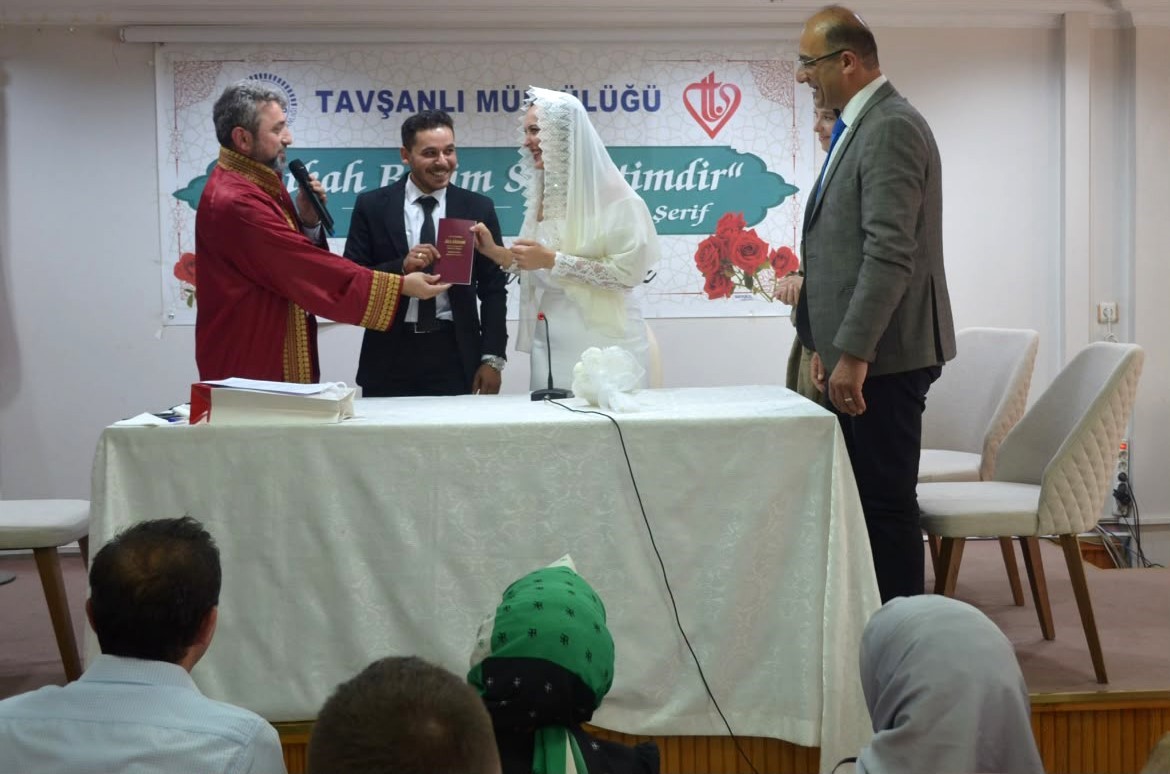 "İki İnsan Bir Hayat" projesiyle Tavşanlı’da anlamlı nikâh