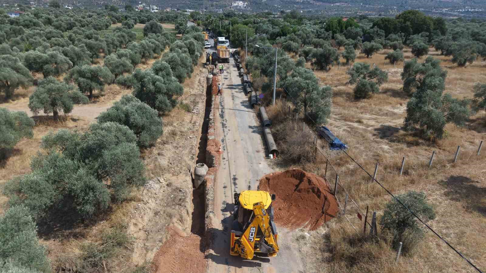 Milas Menteş’te kanalizasyon altyapısı için ilk adım atıldı