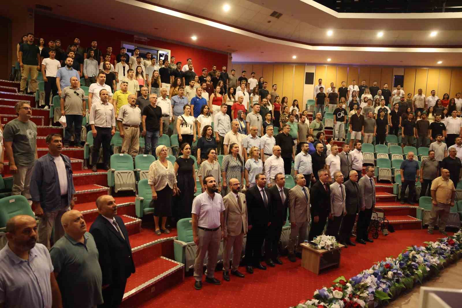 ADÜ’de 15 Temmuz Darbe Girişimi programı yapıldı