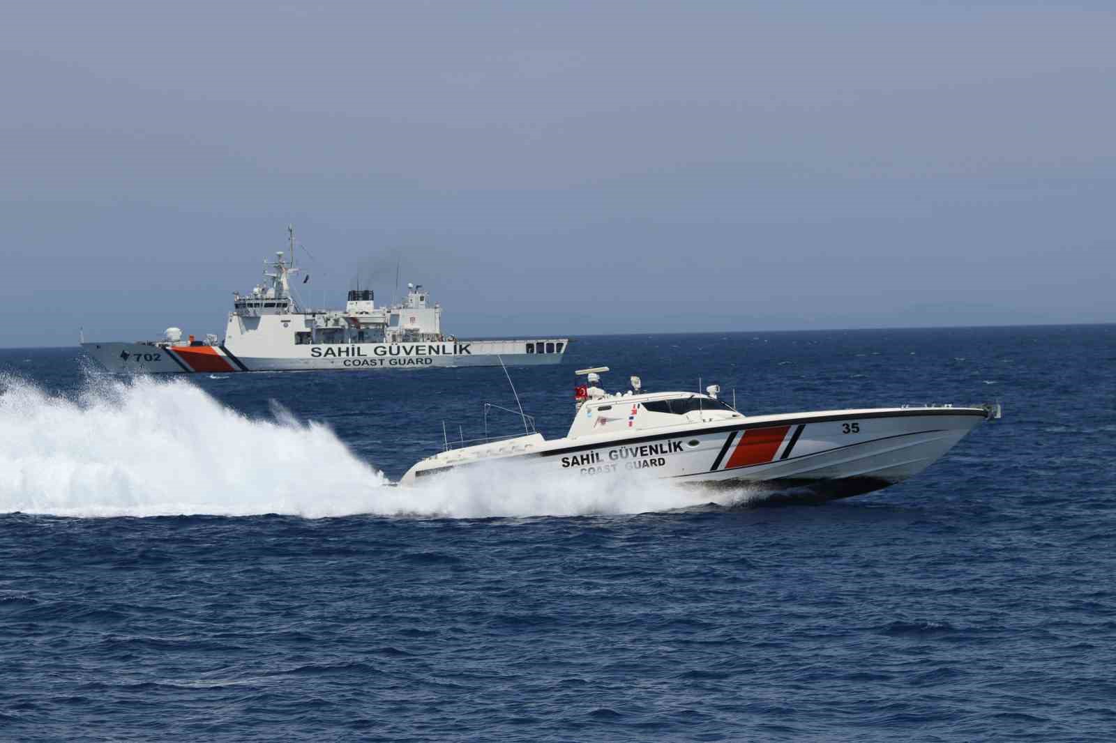 T&uuml;rk arama kurtarma unsurları Adalar Denizi&rsquo;nde g&ouml;revde