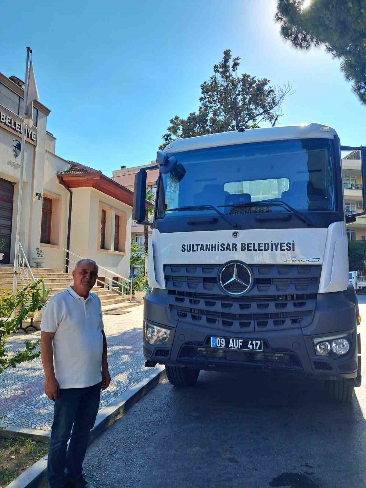 Sultanhisar Belediyesi yeni hizmet aracını filosuna kattı