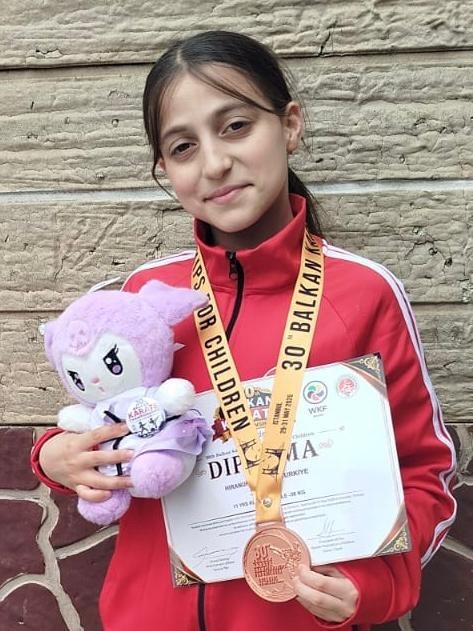 Hiranur Yıldırım&rsquo;dan Balkan Şampiyonası&rsquo;nda bronz madalya