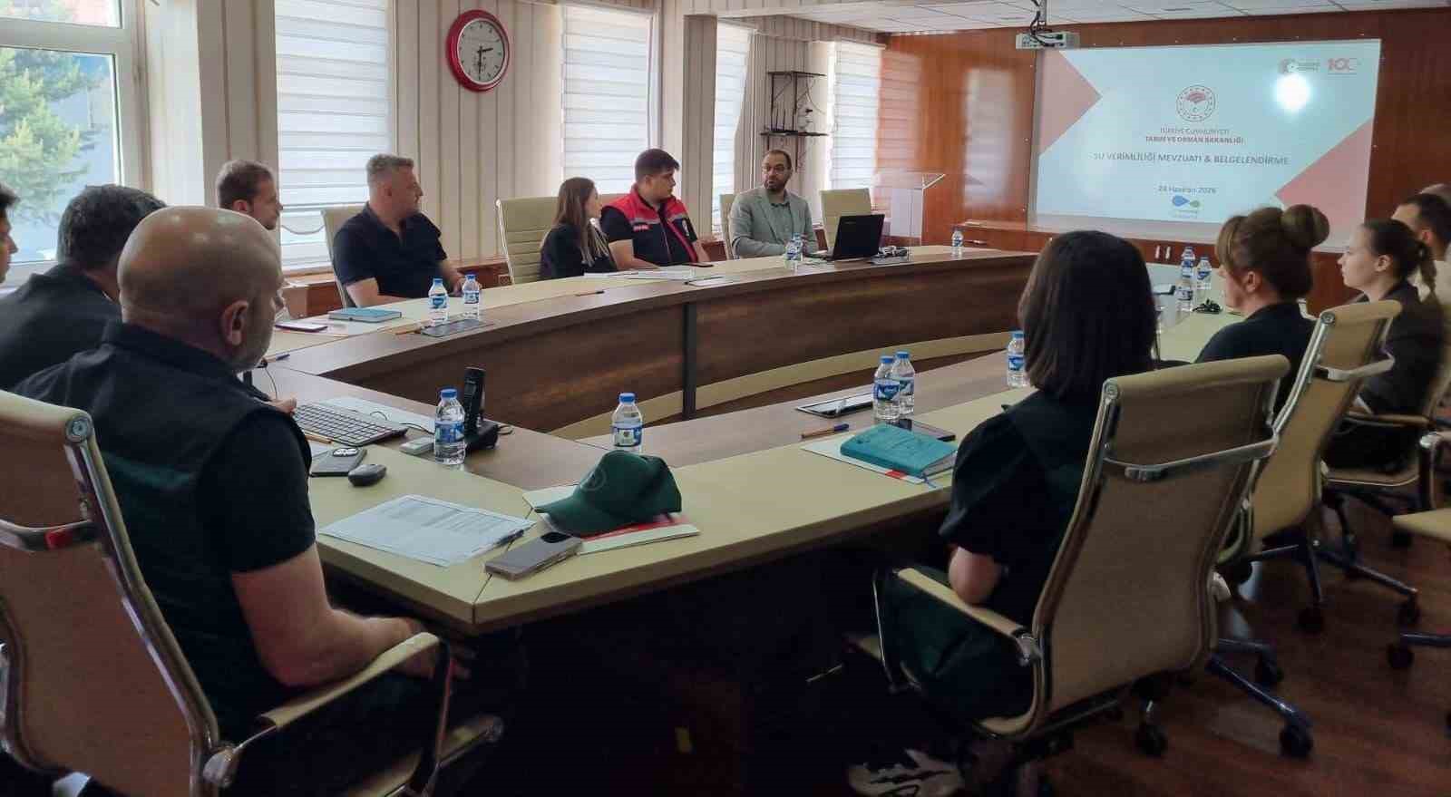 Bayburt&rsquo;ta su verimliliği belgesi hakkında bilgilendirme yapıldı