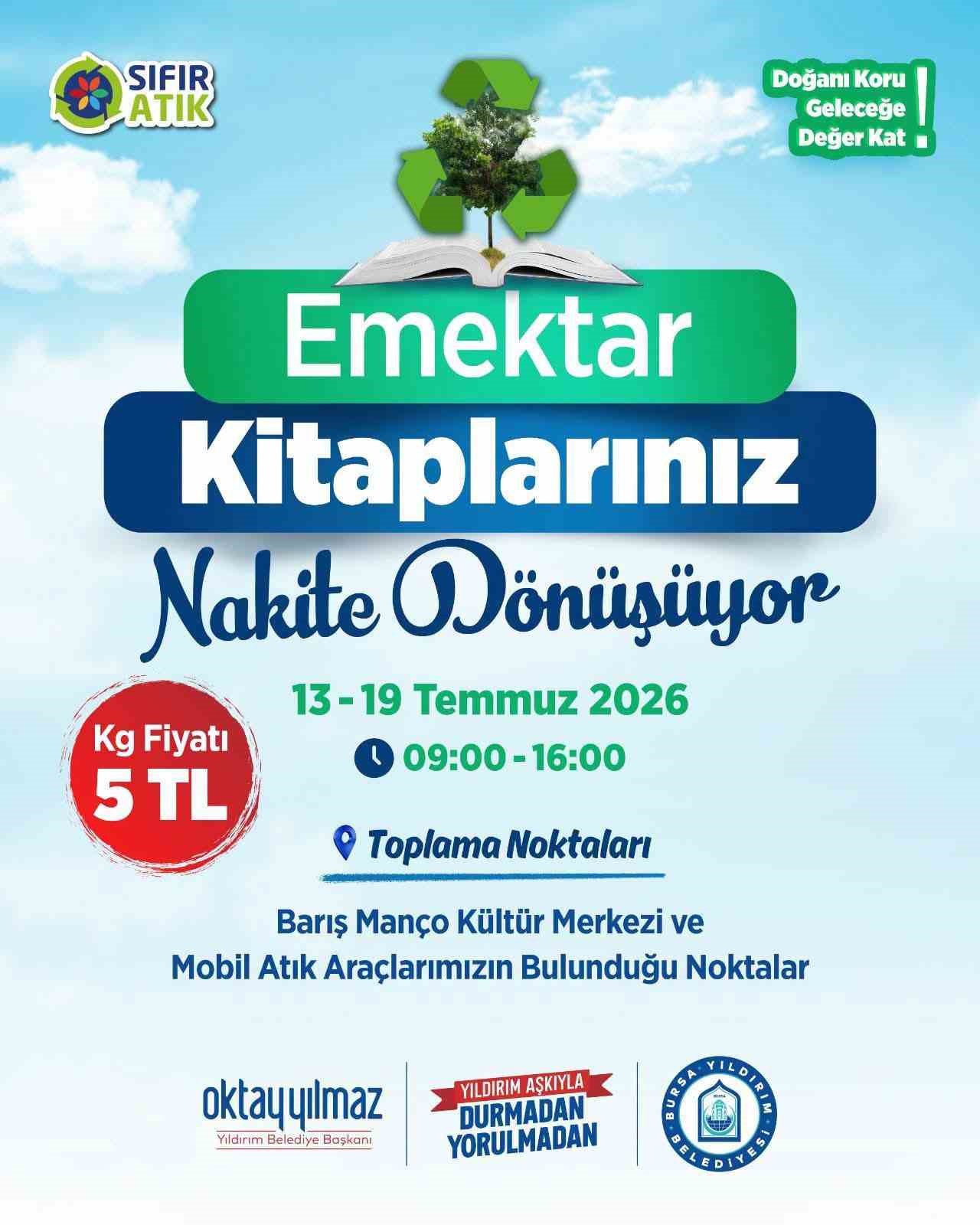 Yıldırım’da hem vatandaşlar hem doğa kazandı