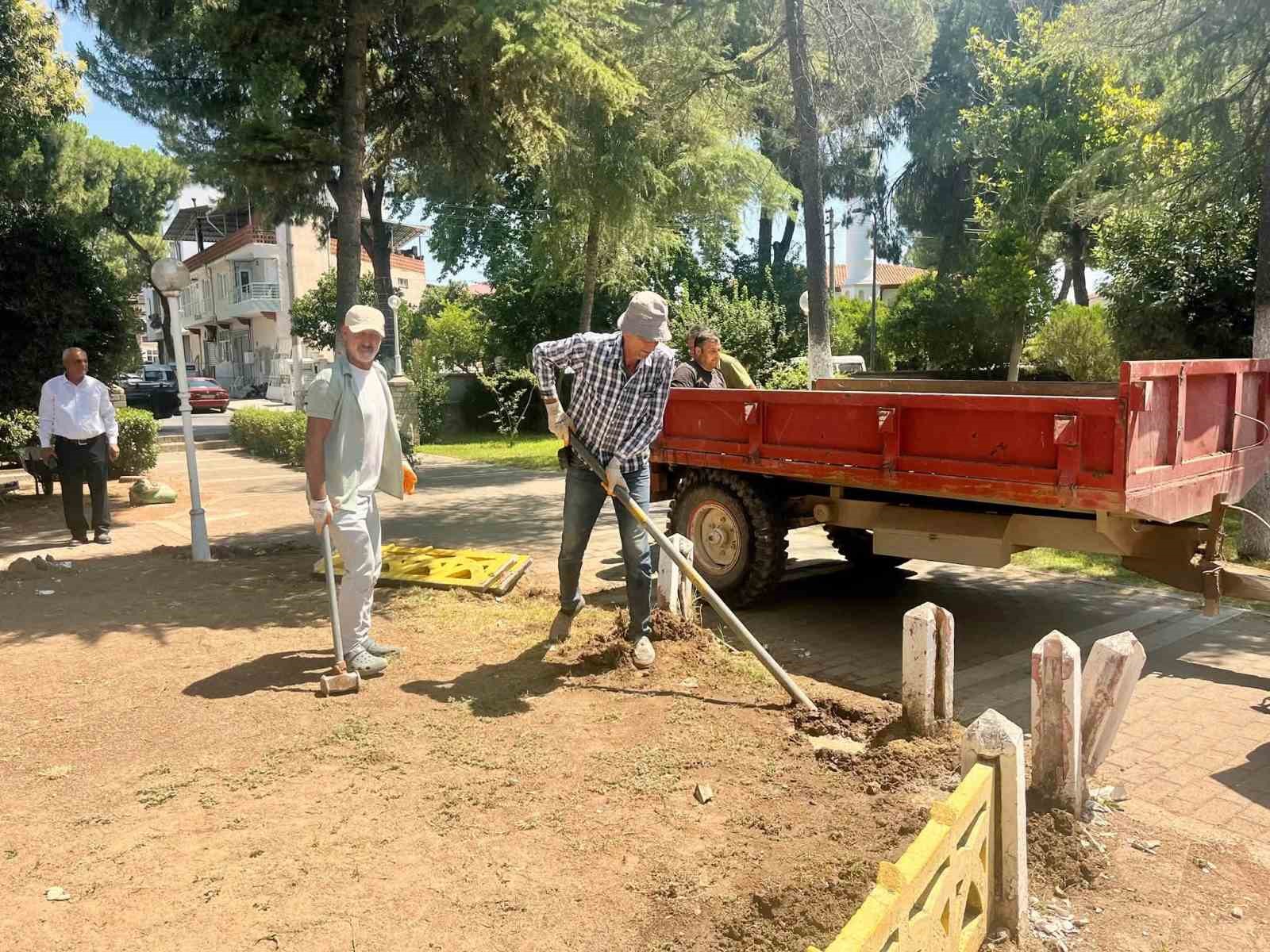 Başkan Yıldırımkaya &ccedil;alışmaları sahada inceledi