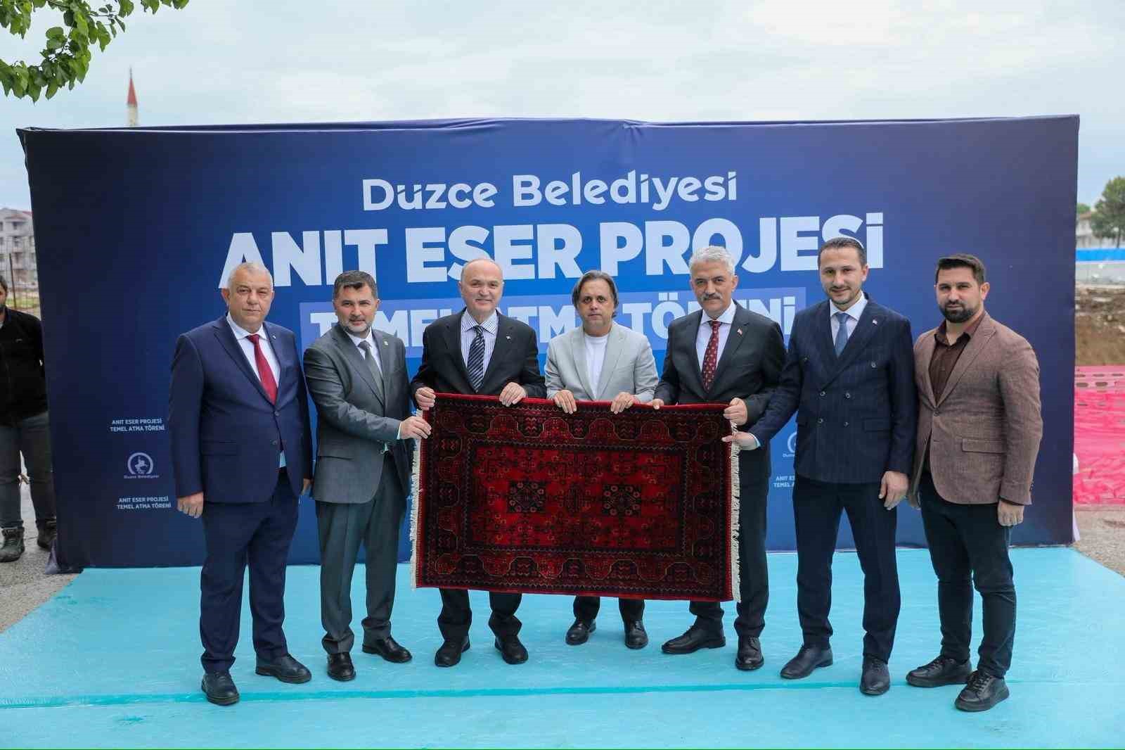 Düzce’de 81 ilden getirilecek taşlar şehrin vizyonunu yansıtacak
