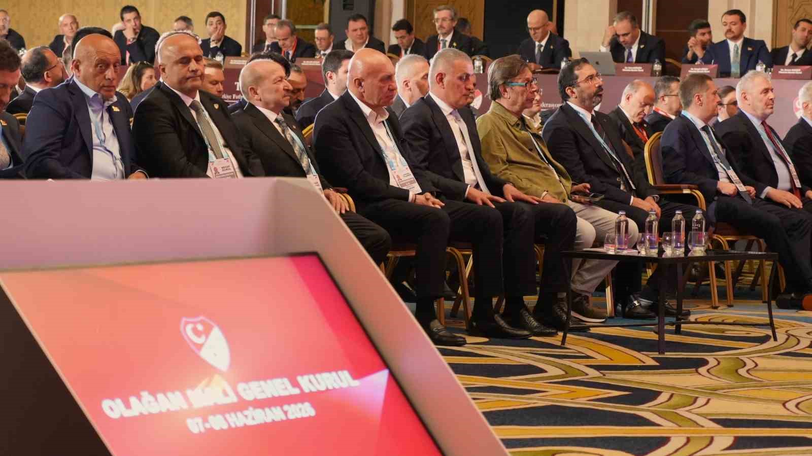 TFF Olağan Mali Genel Kurulu başladı