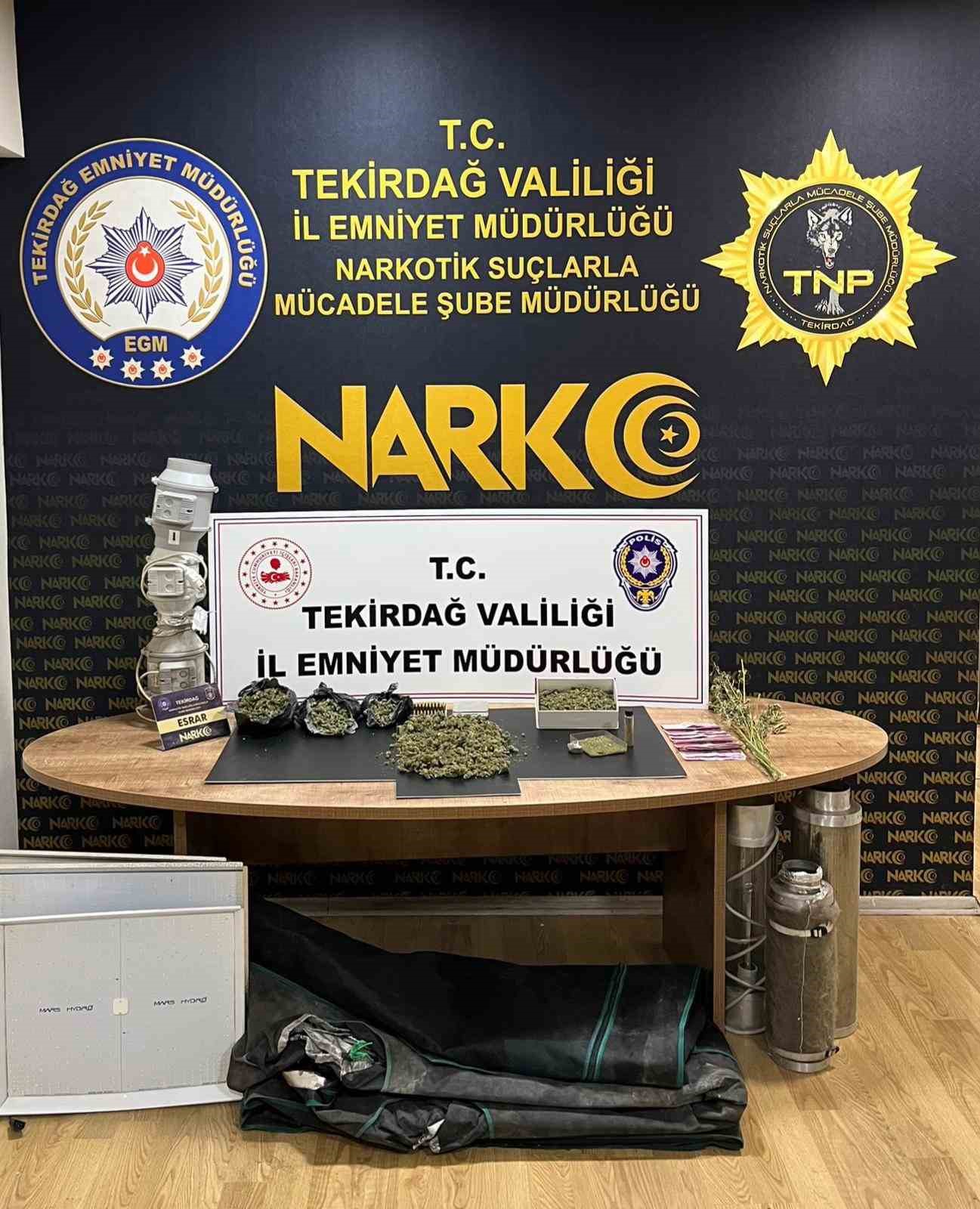 Tekirdağ’da Bir haftada 124 operasyon: Uyuşturucu tacirlerine ağır darbe 19 tutuklama