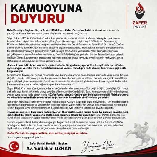 CHP’li Başkan parti değiştirmeyi kendisi teklif etmiş