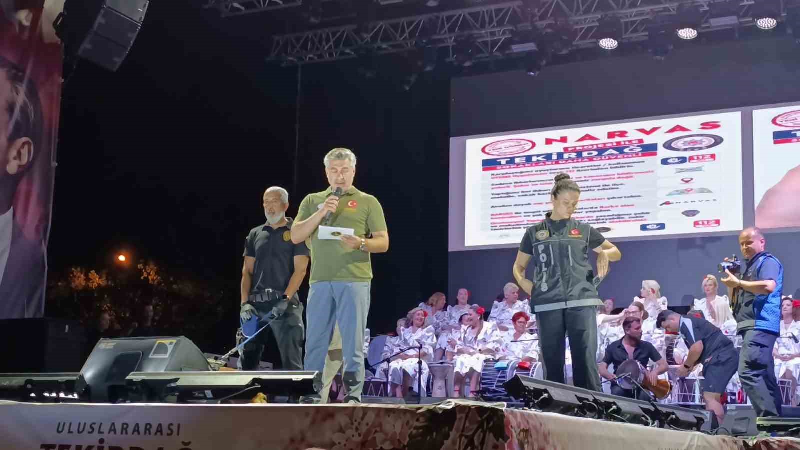 Festival gecesinde NARVAS ve UYUMA uygulamaları tanıtıldı