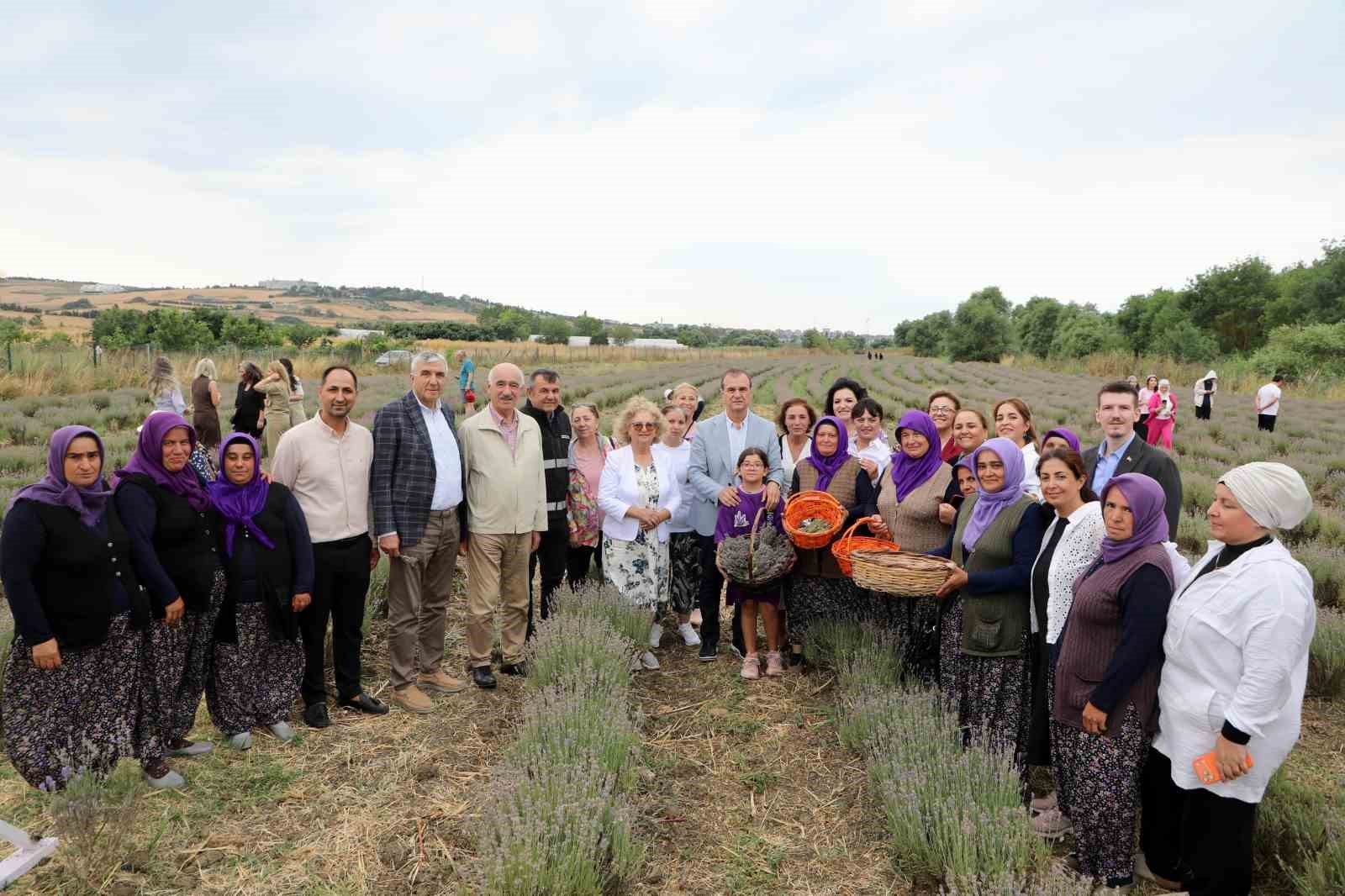 8&rsquo;inci Lavanta Hasat Şenliği renkli g&ouml;r&uuml;nt&uuml;lere sahne oldu